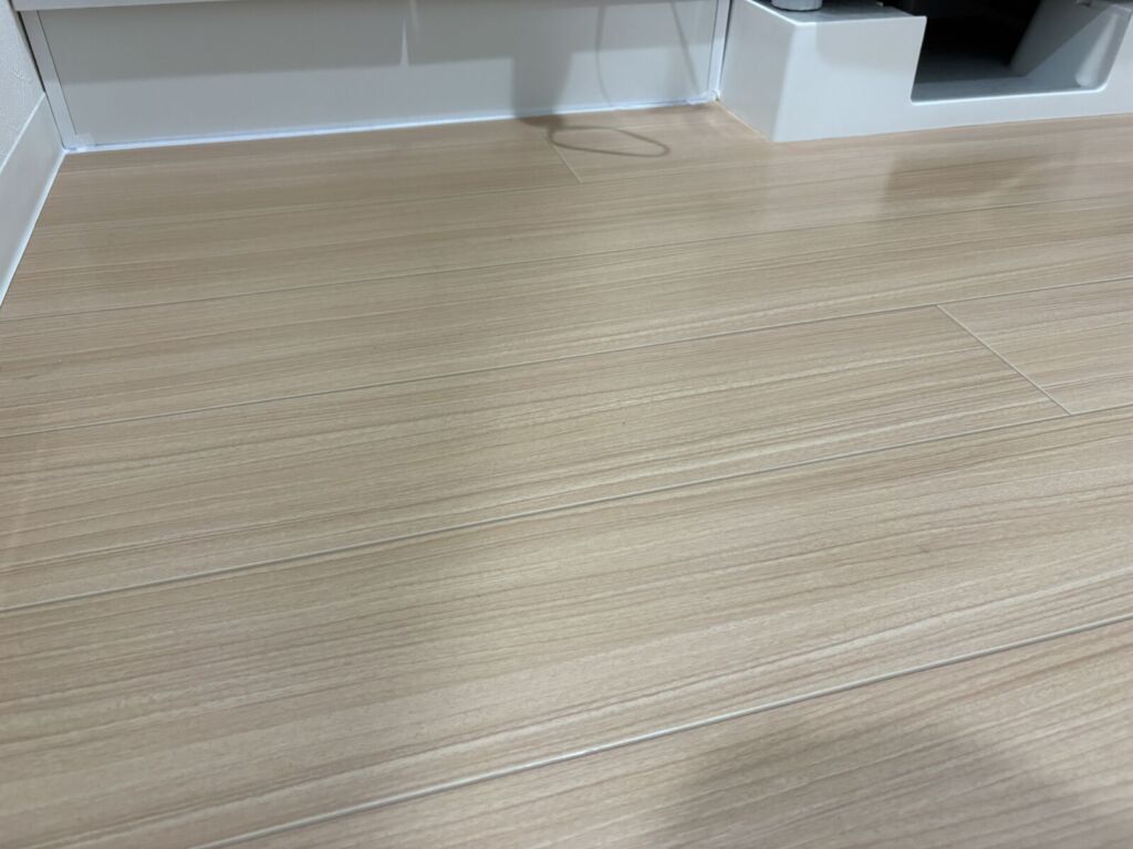キレイになった後の脱衣所